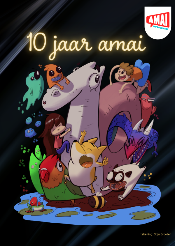 Affiche Amai 10 jaar
